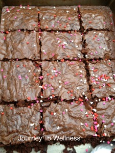 Heart Sprinkle Brownies