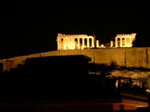 Parthenon at Night